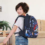 Jazzy Ergonomic School Bag Flex - Cities in Space