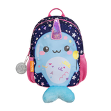 Dear Friends Mini Backpack - Festive Narwhal