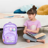 Jetti Jr Ergonomic School Bag Flex - Purple Dreams