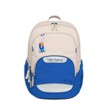 Jetti Ergonomic School Bag Flex - Beige Blue