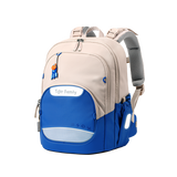 Jetti Ergonomic School Bag Flex - Beige Blue