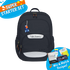Badged - [Super Starter Set] Jetti Ergonomic School Bag Flex - Navy Colour Pop
