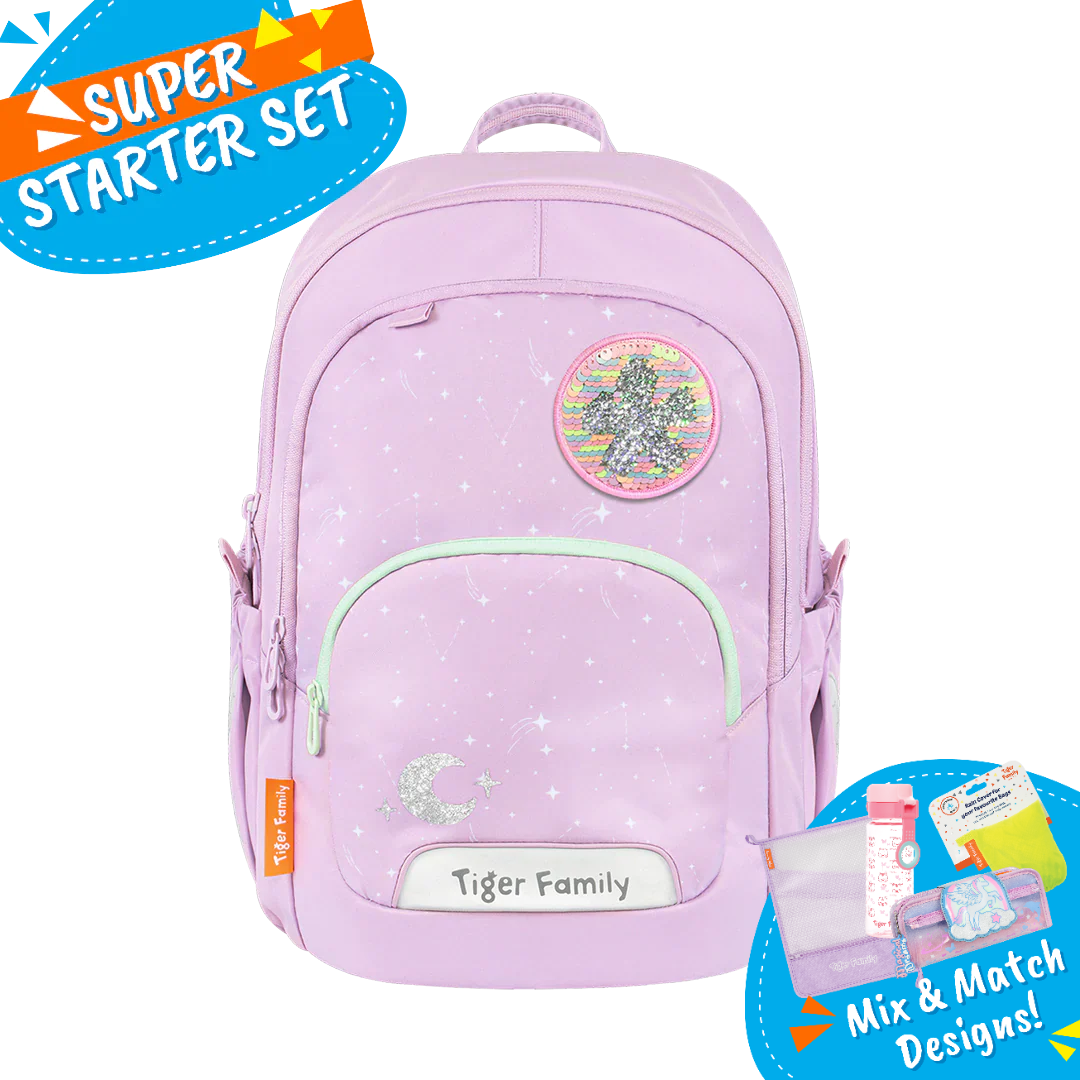 Badged - [Super Starter Set] Jazzy Ergonomic School Bag Flex - Miracle