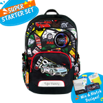 Badged - [Super Starter Set] Jazzy Ergonomic School Bag Flex - Speed Round