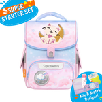 Badged - [Super Starter Set] Jolly Ergonomic School Bag Pro 2S - Luna