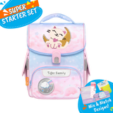 Badged - [Super Starter Set] Jolly Ergonomic School Bag Pro 2S - Luna