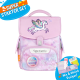 Badged - [Super Starter Set] Jolly Ergonomic School Bag Pro 2S - Desire