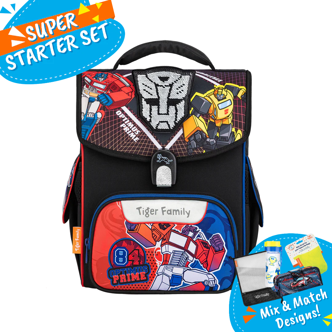 Badged - [Super Starter Set] Jolly Ergonomic School Bag Pro 2S - World Collide