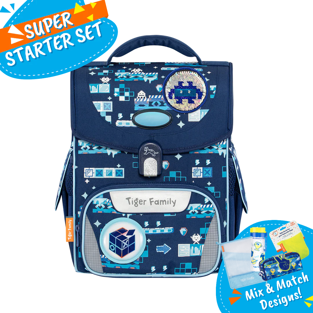 Badged - [Super Starter Set] Jolly Ergonomic School Bag Pro 2S - Iceman Wonders