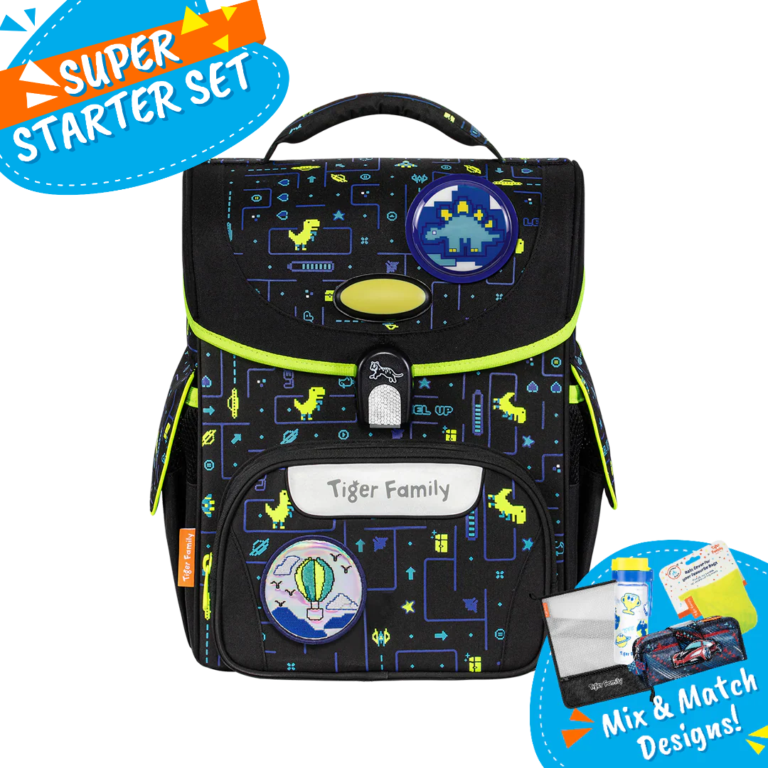 Badged - [Super Starter Set] Jolly Ergonomic School Bag Pro 2S - Level Up