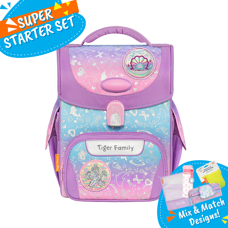 Badged - [Super Starter Set] Jolly Ergonomic School Bag Pro 2S - Lovely Things