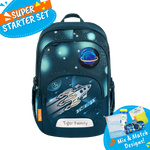 Badged - [Super Starter Set] Jazzy Ergonomic School Bag Flex - Infinite Universe